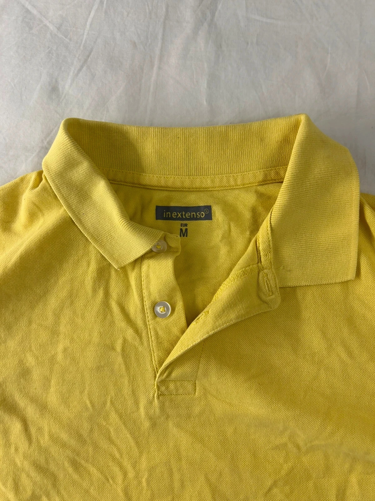 Yellow polo in extenso size M – photo 2